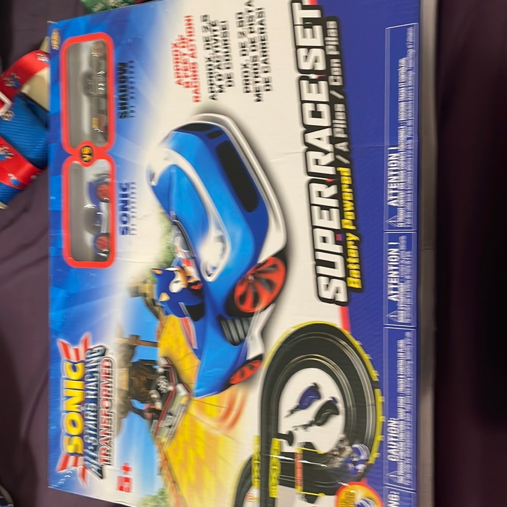 Sonic and tails New Sega All-Stars Racing transformed Super Race Set track